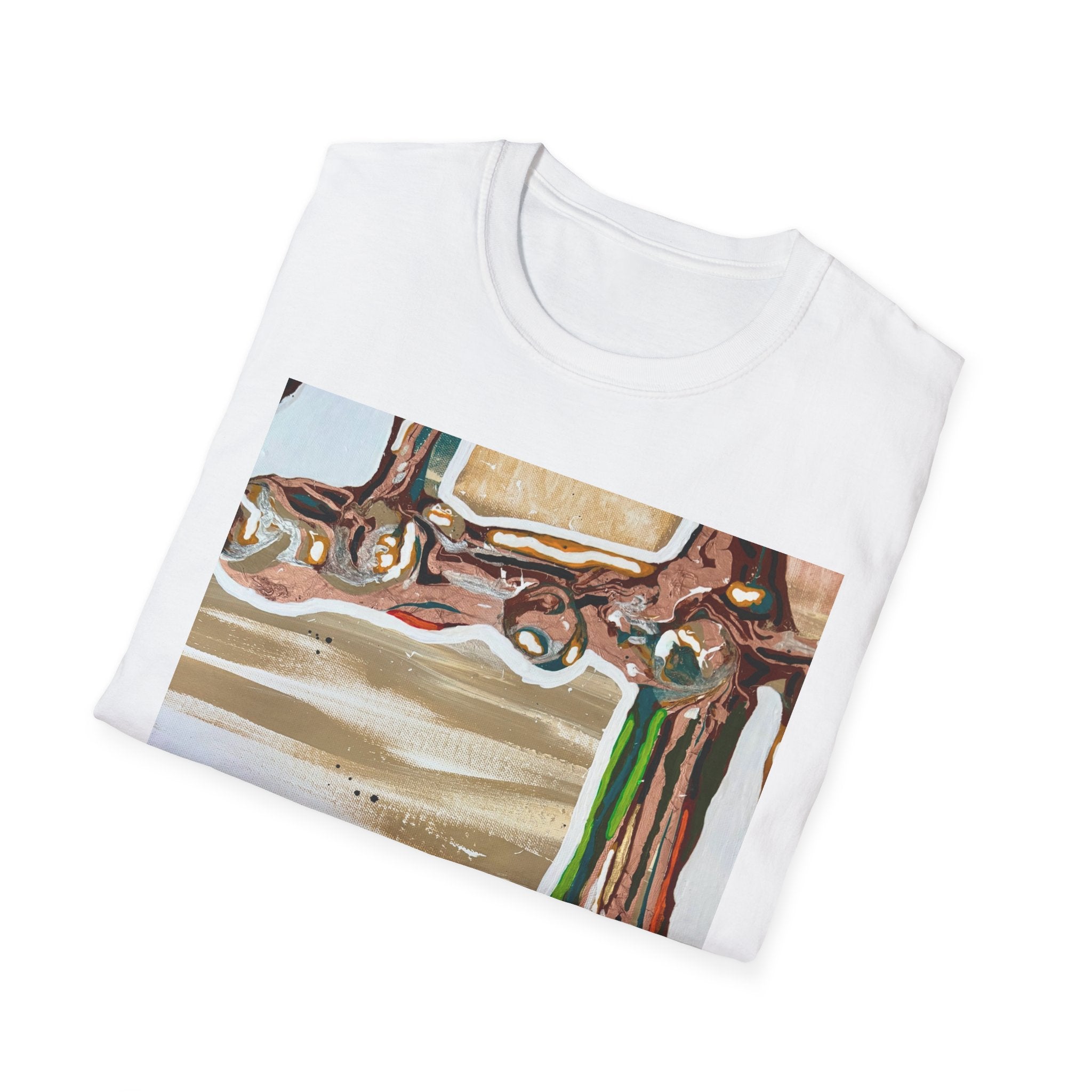 Abstract Structure T-Shirt — Surreal Reflection Art Tee