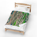 Abstract Hidden Streams Velvet Plush Blanket – Modern Textured Throw for Living Room & Cozy Gift