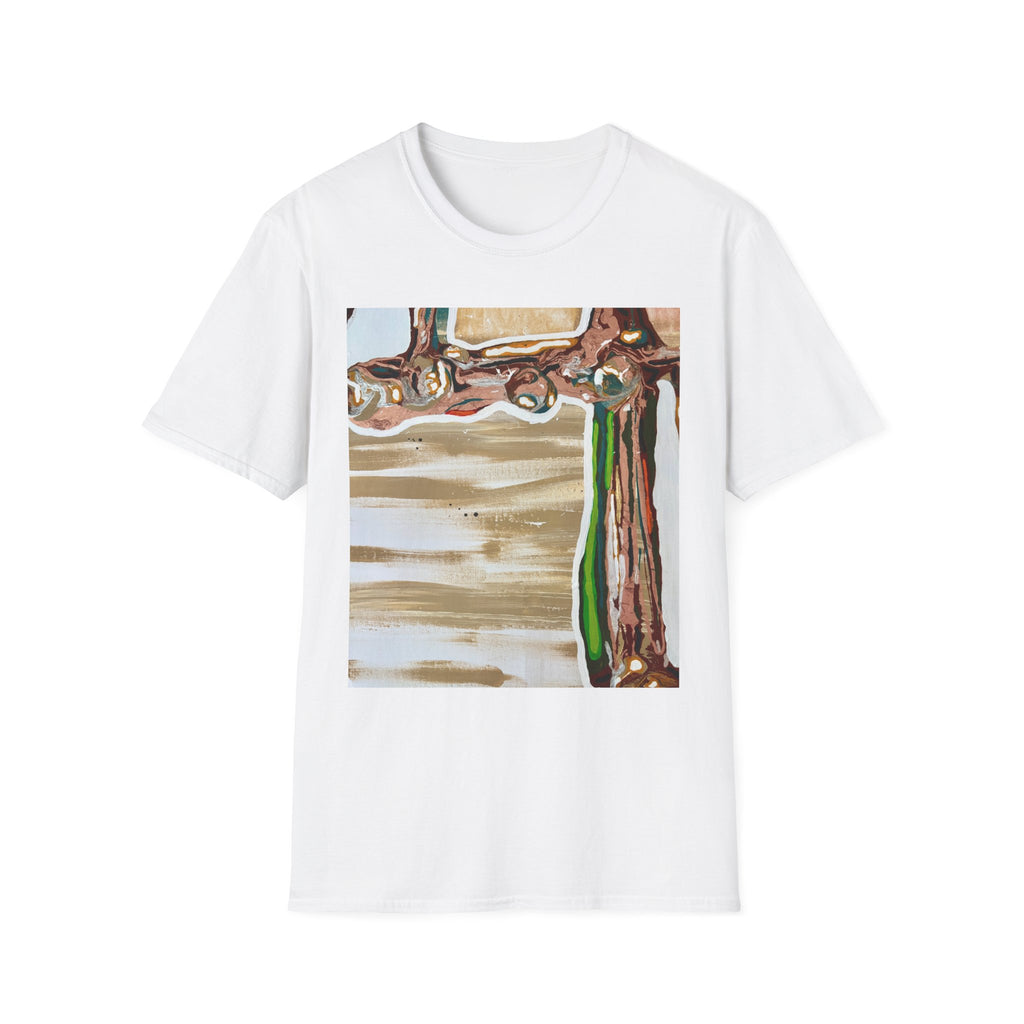 Abstract Structure T-Shirt — Surreal Reflection Art Tee