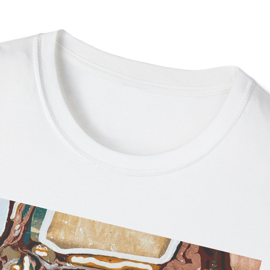Abstract Structure T-Shirt — Surreal Reflection Art Tee