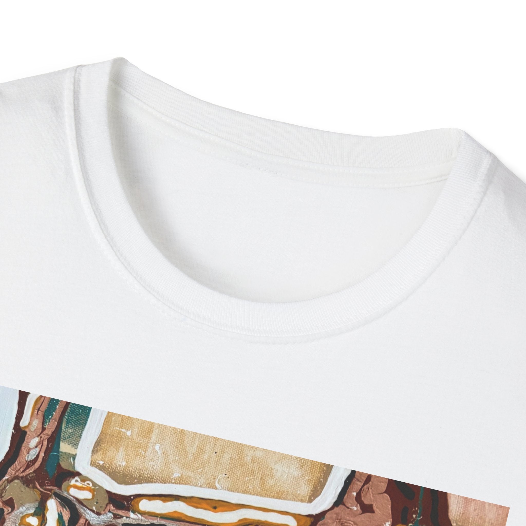 Abstract Structure T-Shirt — Surreal Reflection Art Tee