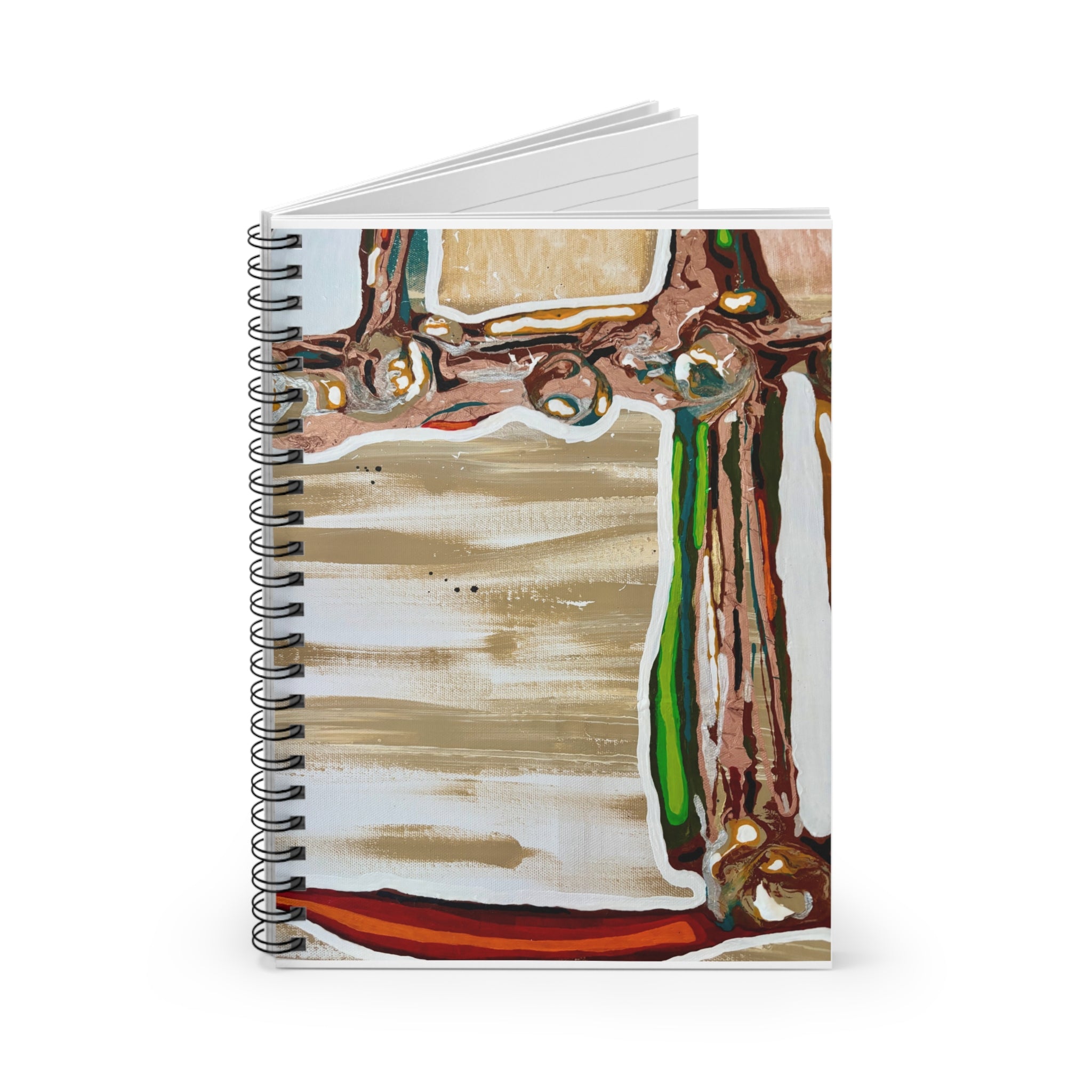 Structure Spiral Notebook — Artistic Ruled Journal