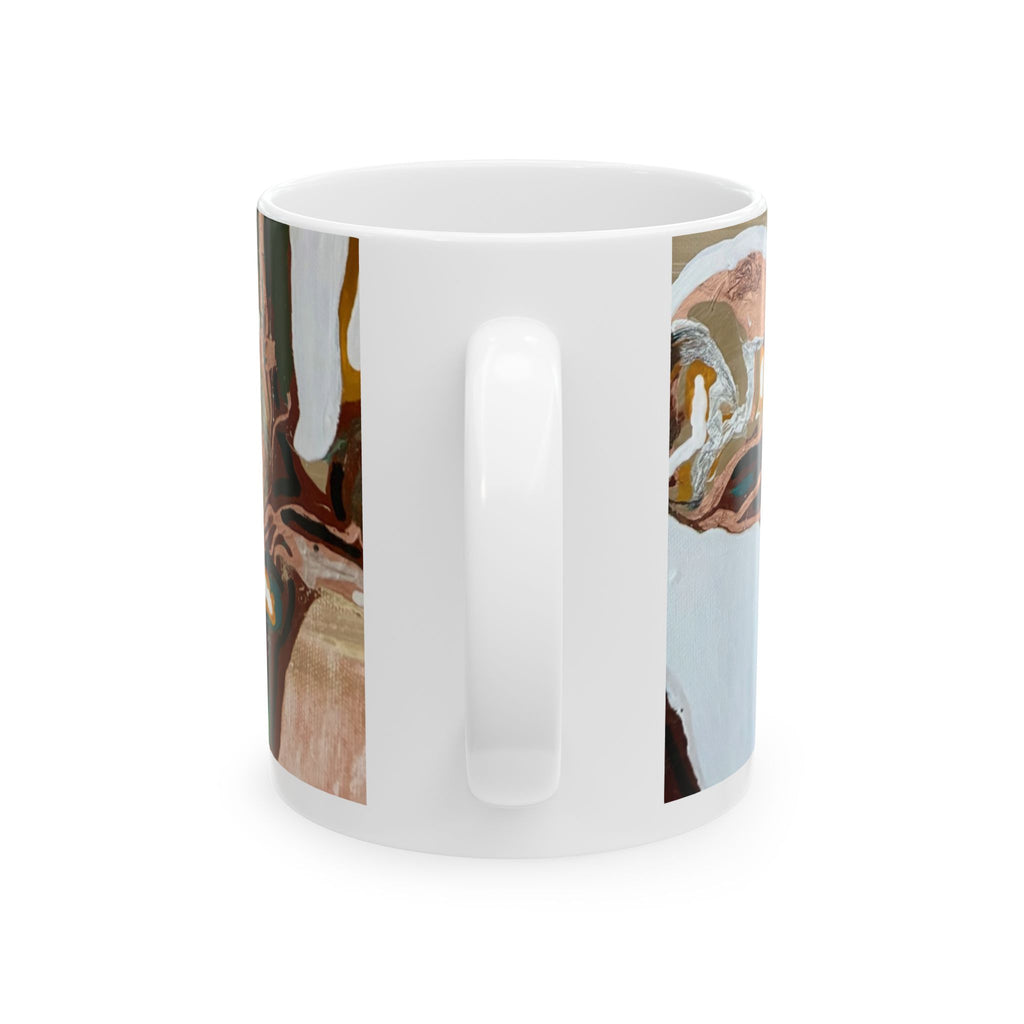 Abstract Structure Ceramic Art Mug —  (11oz / 15oz)