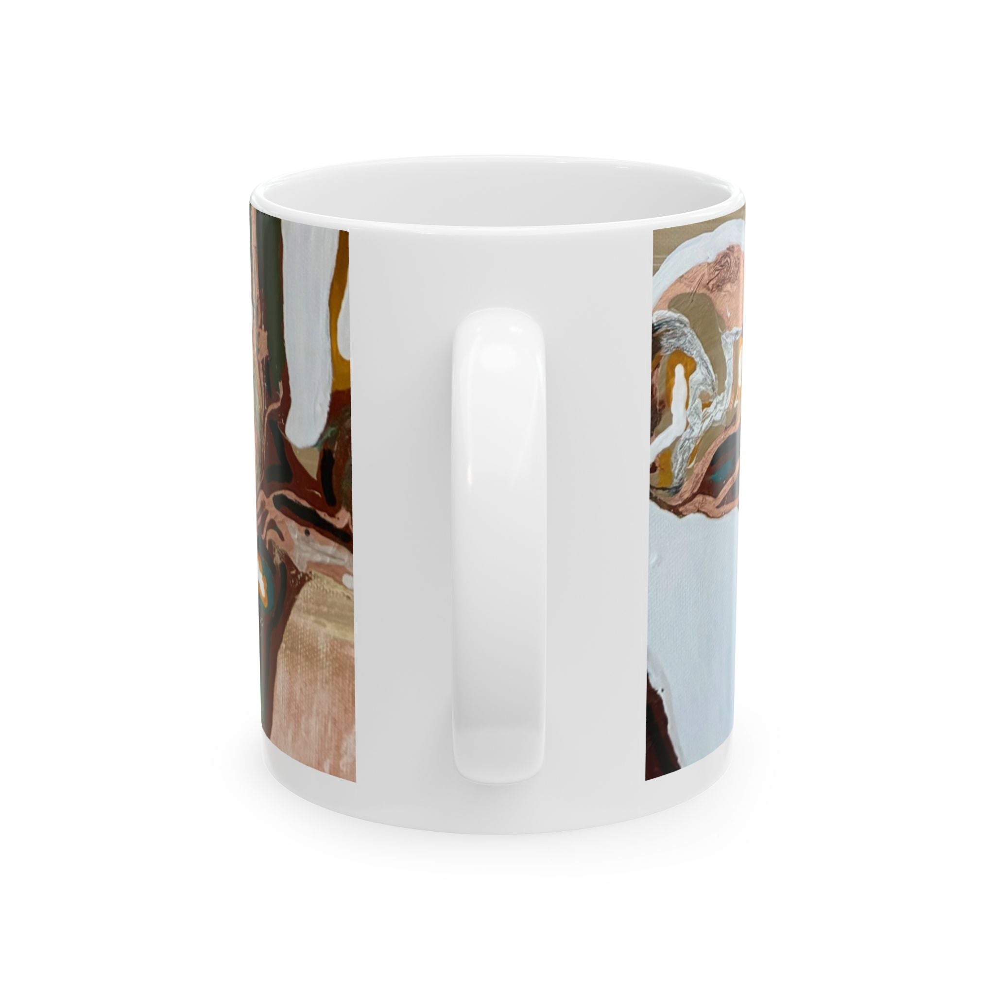 Abstract Structure Ceramic Art Mug —  (11oz / 15oz)